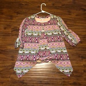 multicolored GB girls blouse